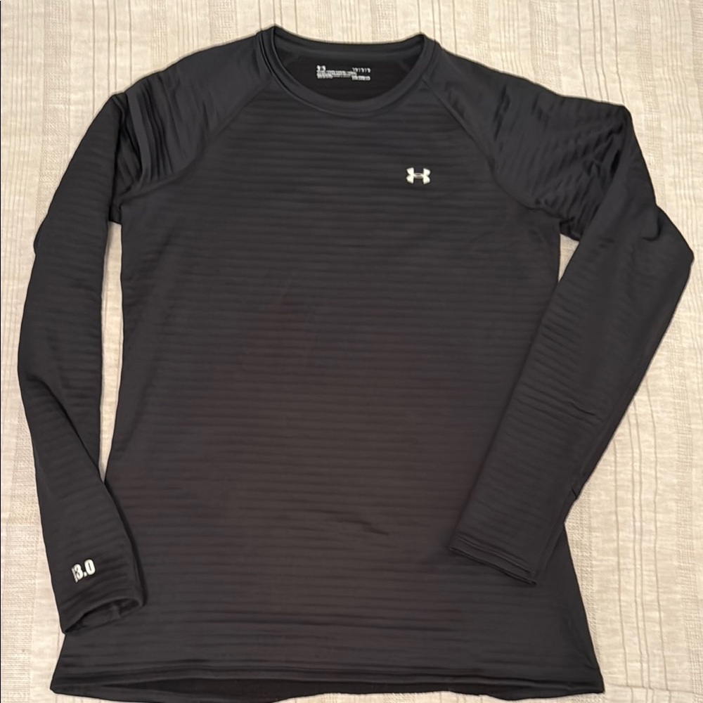 Under Armour Base 3.0 Black Long Sleeve Shirt Adult Large